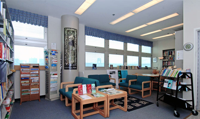 Photo of the patient and family education center